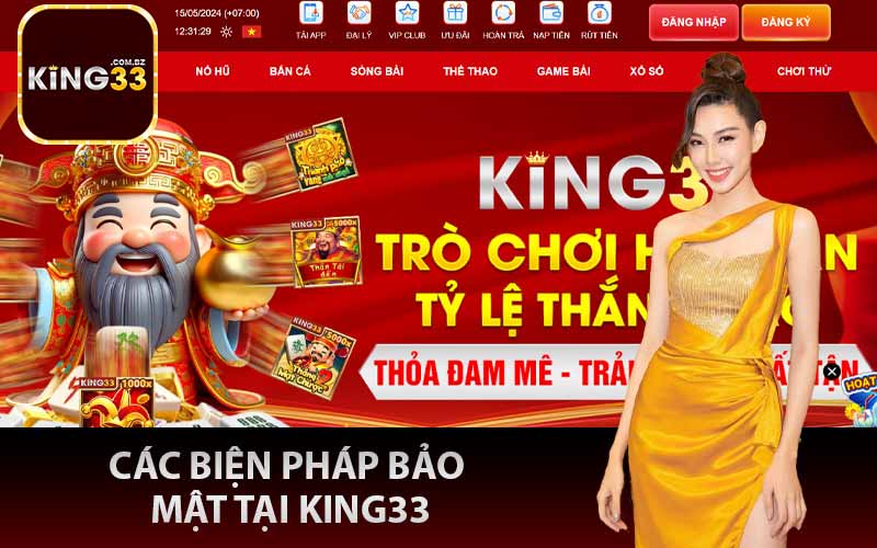 Các biện pháp bảo mật tại King33