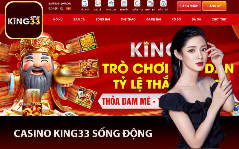 Casino King33 sống động