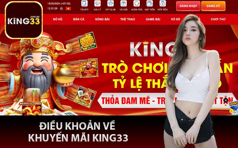 Điều khoản về khuyến mãi King33