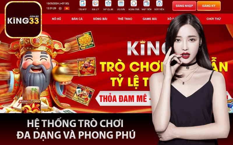 Hệ thống trò chơi đa dạng và phong phú