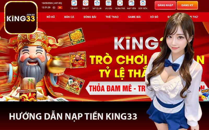 Hướng dẫn nạp tiền King33