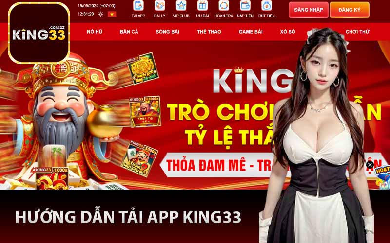 Hướng dẫn tải app King33