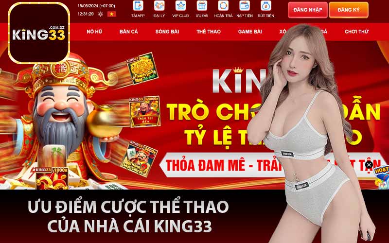 Ưu điểm cược thể thao của nhà cái King33