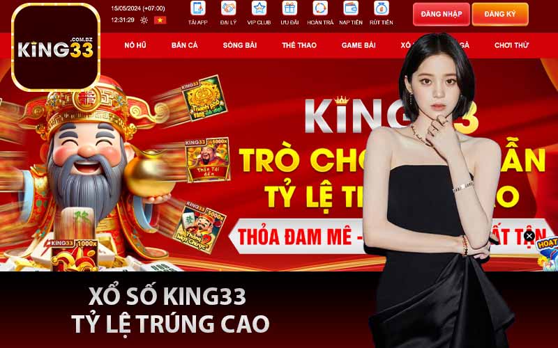 Xổ số King33 tỷ lệ trúng cao