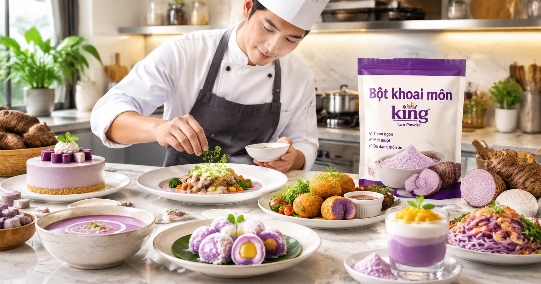 Bột khoai môn king: Lựa chọn hàng đầu cho món ngon truyền thống và hiện đại - image 2