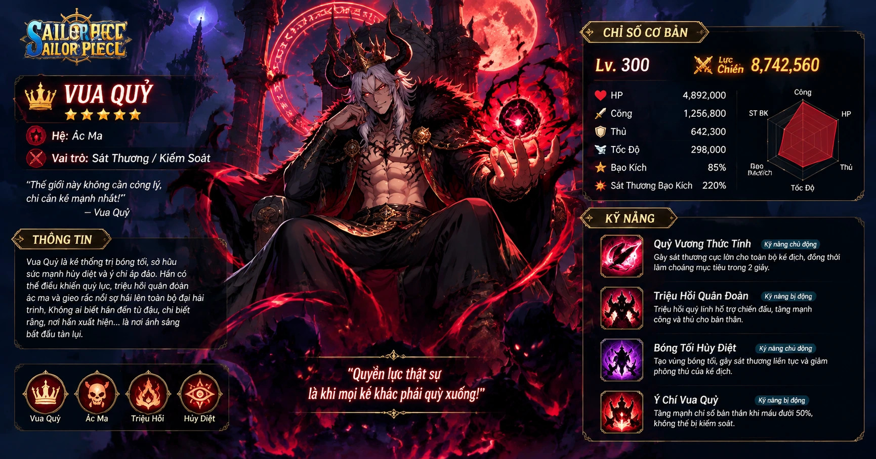 Cách lấy Demon King trong Sailor Piece: Hướng dẫn chi tiết và mẹo hay - image 2