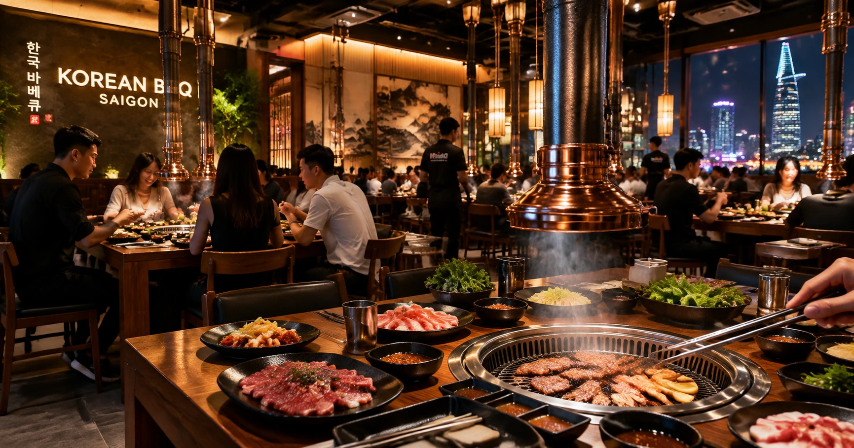 King BBQ Đồng Khởi: Trải nghiệm ẩm thực đỉnh cao tại trung tâm Sài Gòn - image 1 King BBQ Đồng Khởi: Trải nghiệm ẩm thực đỉnh cao tại trung tâm Sài Gòn - image 1