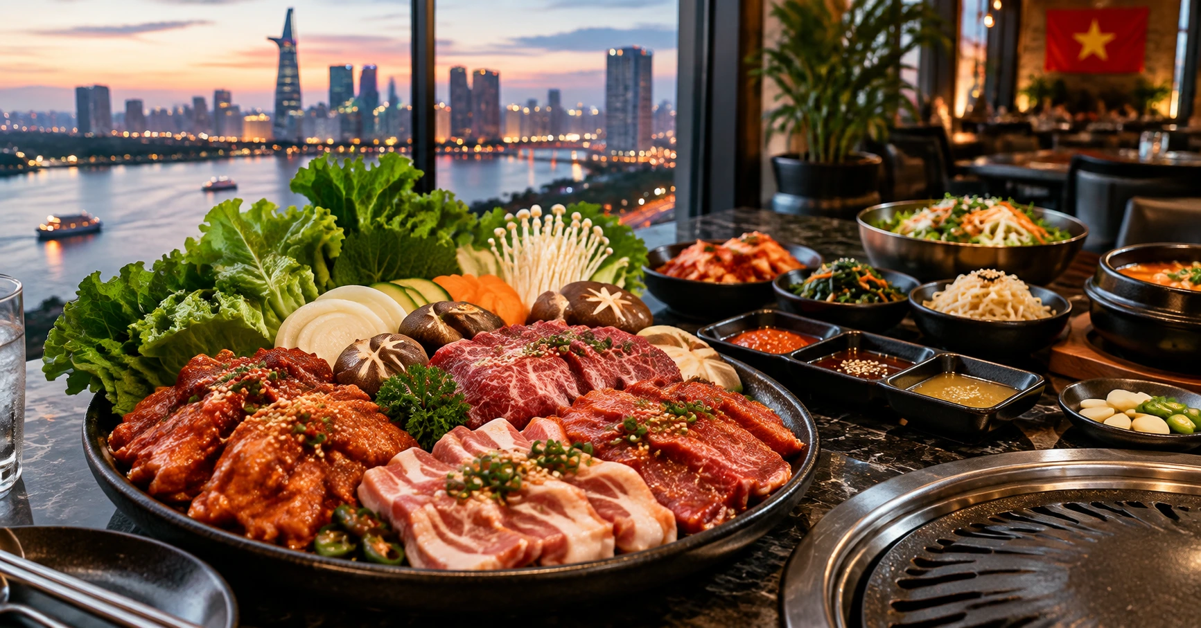 King BBQ Đồng Khởi: Trải nghiệm ẩm thực đỉnh cao tại trung tâm Sài Gòn - image 2 King BBQ Đồng Khởi: Trải nghiệm ẩm thực đỉnh cao tại trung tâm Sài Gòn - image 2