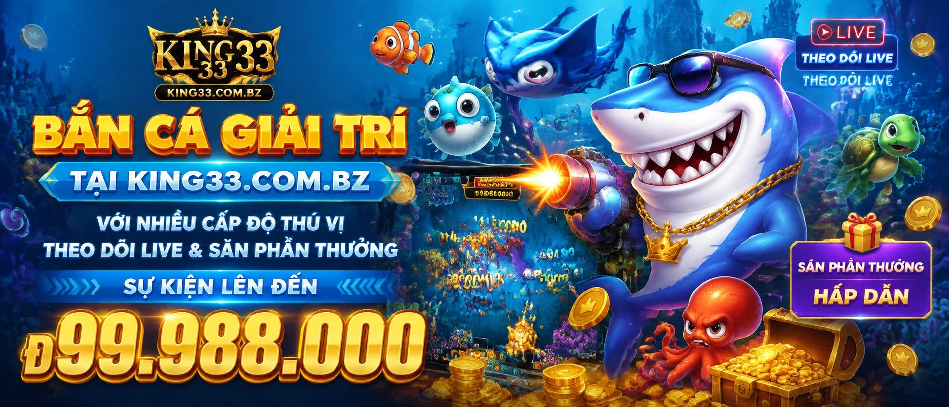 Game Bắn Cá Jackpot với giao diện sảnh sáng và bàn chơi rõ