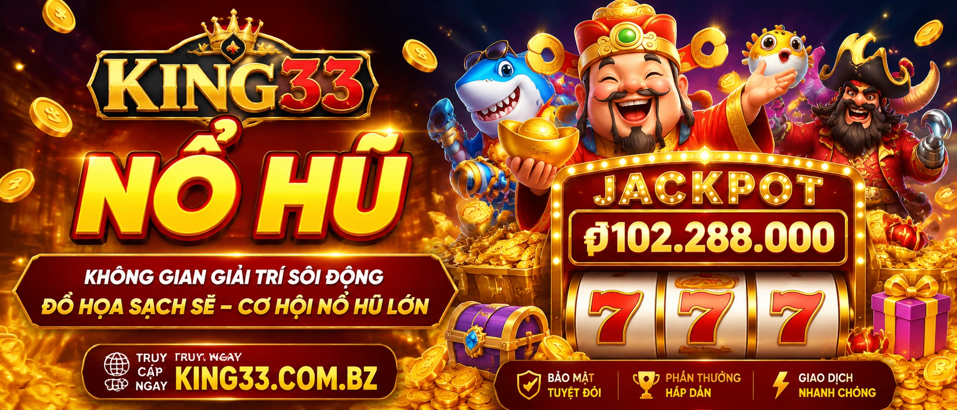 Nổ hũ trên king33.com.bz