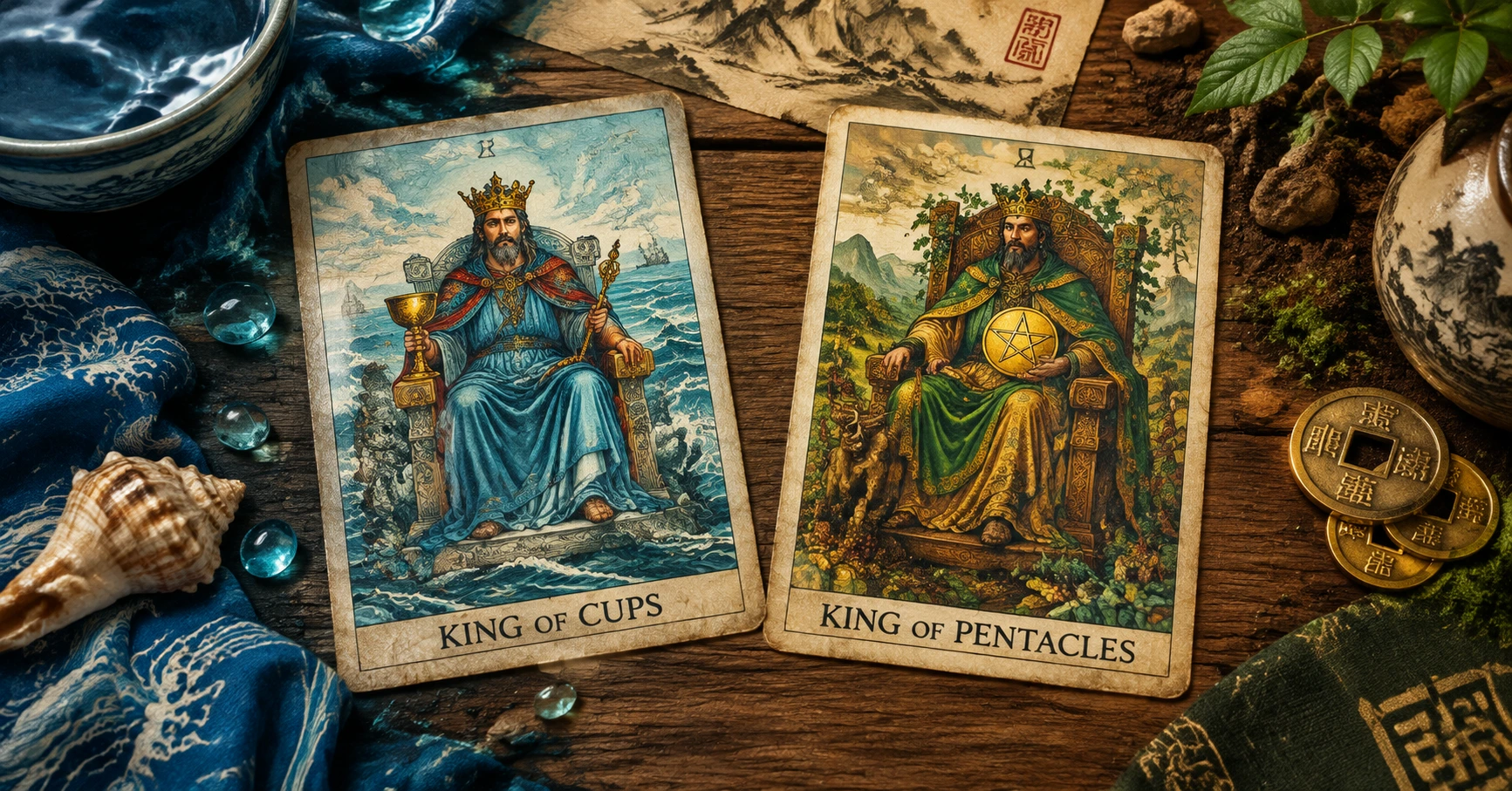 King of Cups Tarot Art: Ý nghĩa và Biểu tượng trong Bộ Bài Tarot - image 3